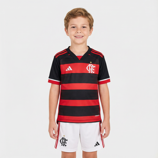 Conjunto Infantil Adidas Flamengo 2024/25 I